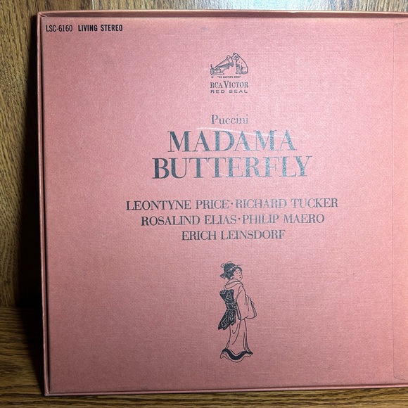 Puccini, Madama Butterfly, Album/3-LP Set, 1963, LM-6160, RCA Victor, VG+ / VG - Picture 2 of 11